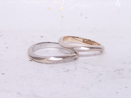 14053102 木目金の婚約指輪と結婚指輪_N002②.jpg